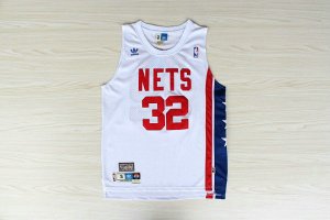 Maillot De Basket Brooklyn Nets Julius Erving 32 Engrener ABA Retro Blanc